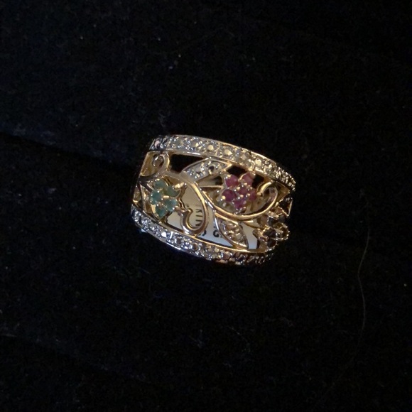 Sterling Creations 18KT/SS Ring - Picture 2 of 4